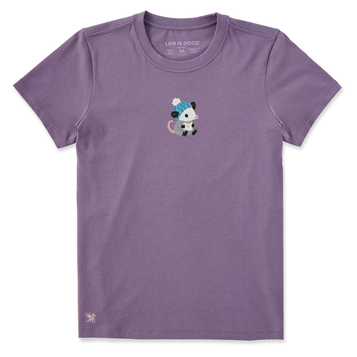 Women's Cozy Possum Short Sleeve Crusher Tee