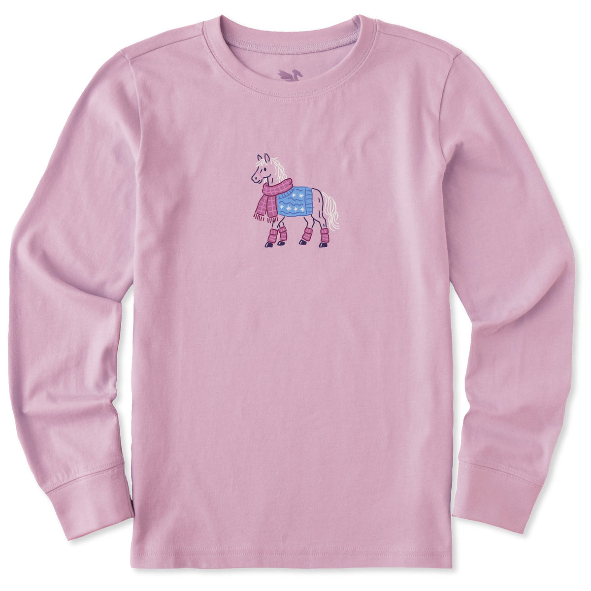 Kids Cozy Pony Long Sleeve Crusher Tee product image 1
