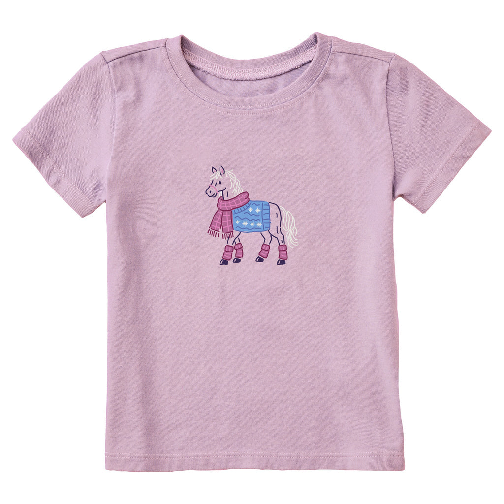 Toddler Cozy Pony Short Sleeve Crusher Tee product image 3