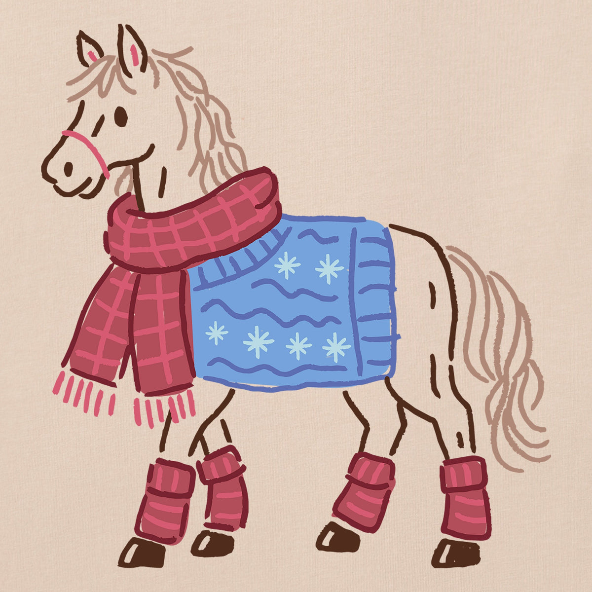 Women's Cozy Pony Long Sleeve Crusher Tee product image 2
