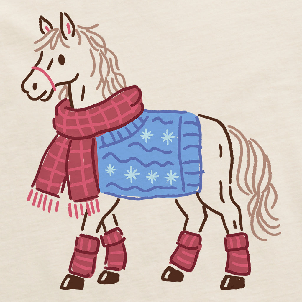 Women's Cozy Pony Long Sleeve Crusher Boxy Tee product image 2
