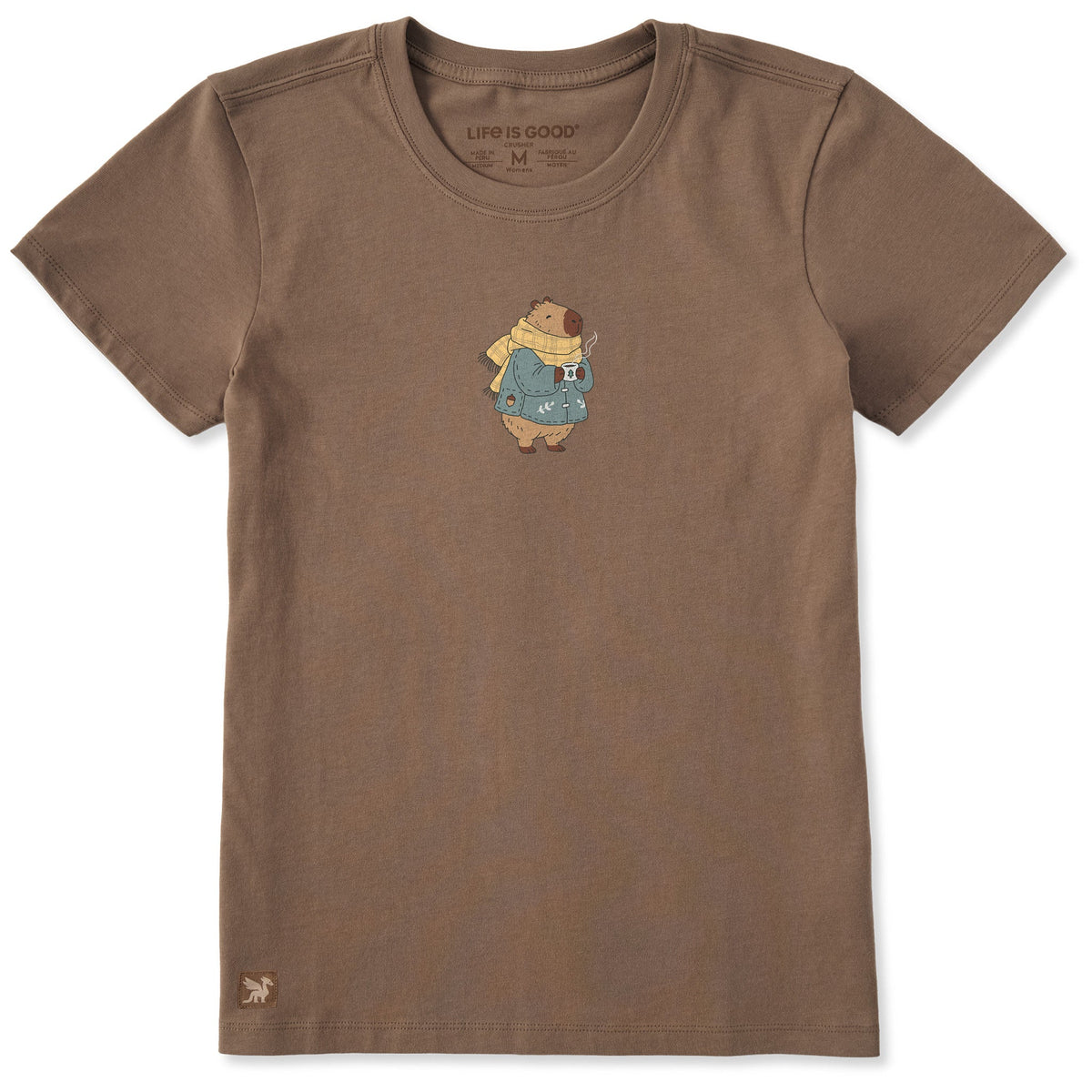 Women's Cozy Capybara Short Sleeve Crusher Tee product image 1