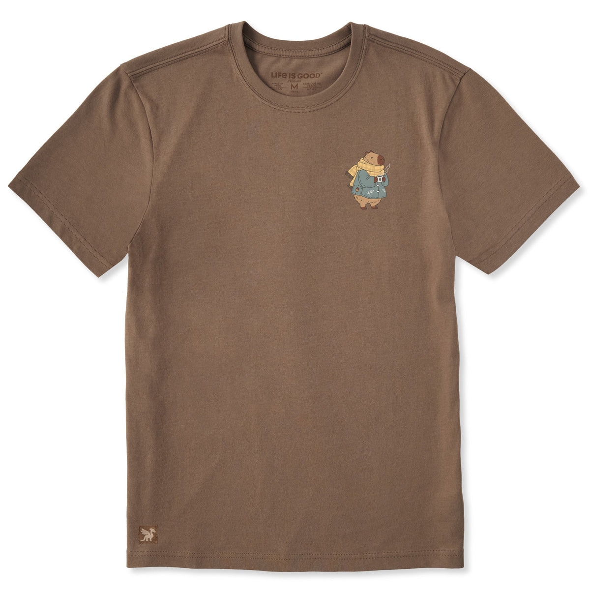 Men's Cozy Capybara Short Sleeve Crusher Tee product image 1