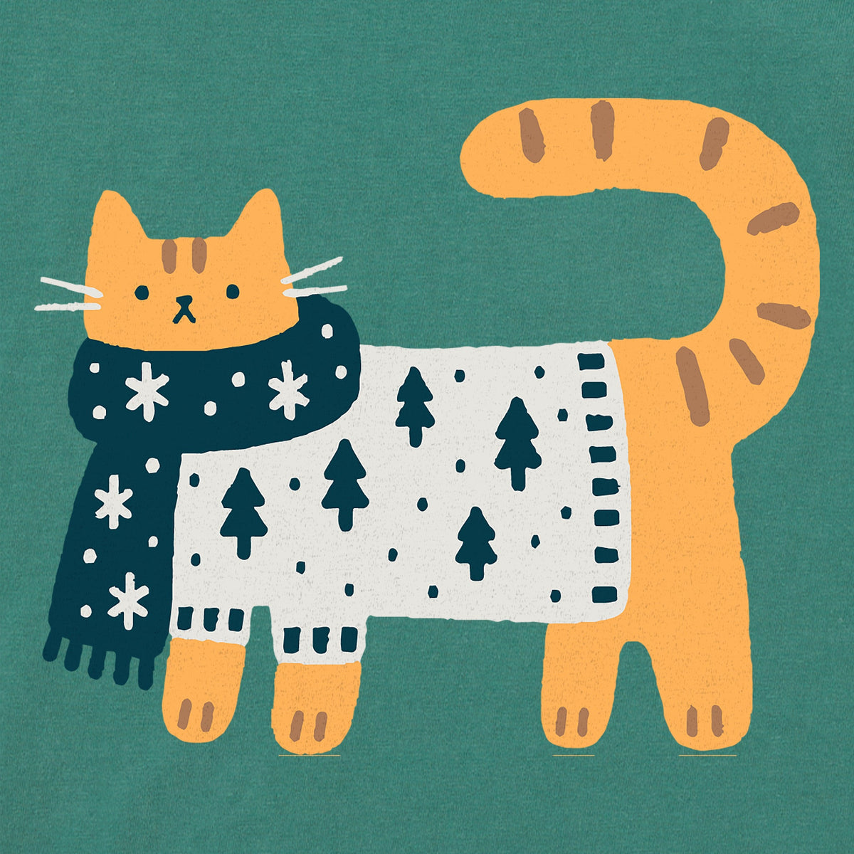 Women's Cozy Cat Long Sleeve Crusher Tee product image 2