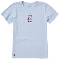 Women's Cozy Panda Short Sleeve Crusher Tee