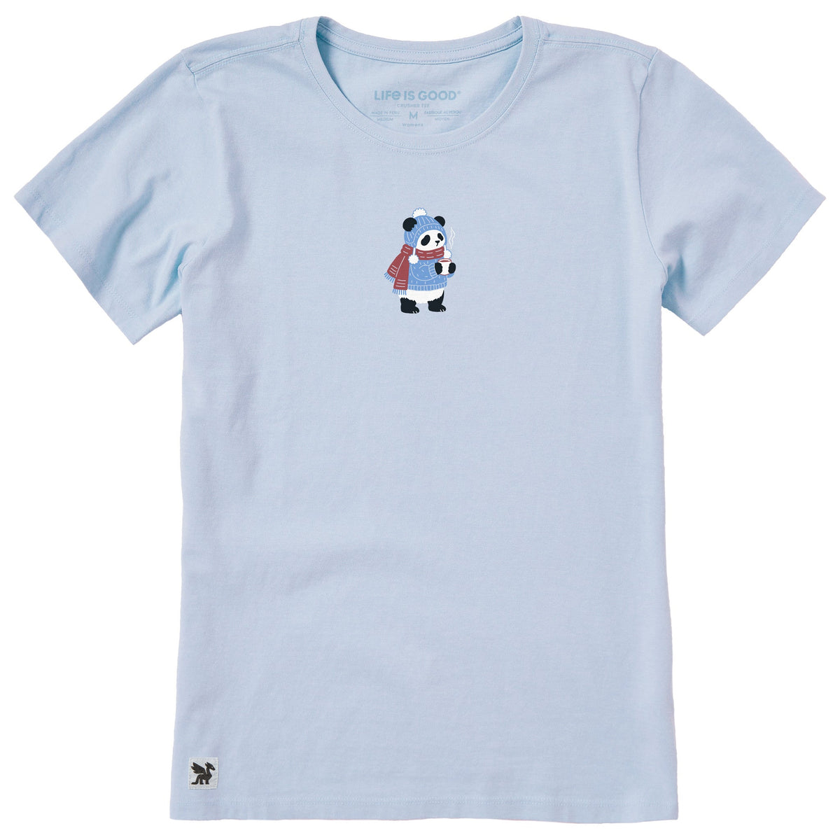 Women's Cozy Panda Short Sleeve Crusher Tee