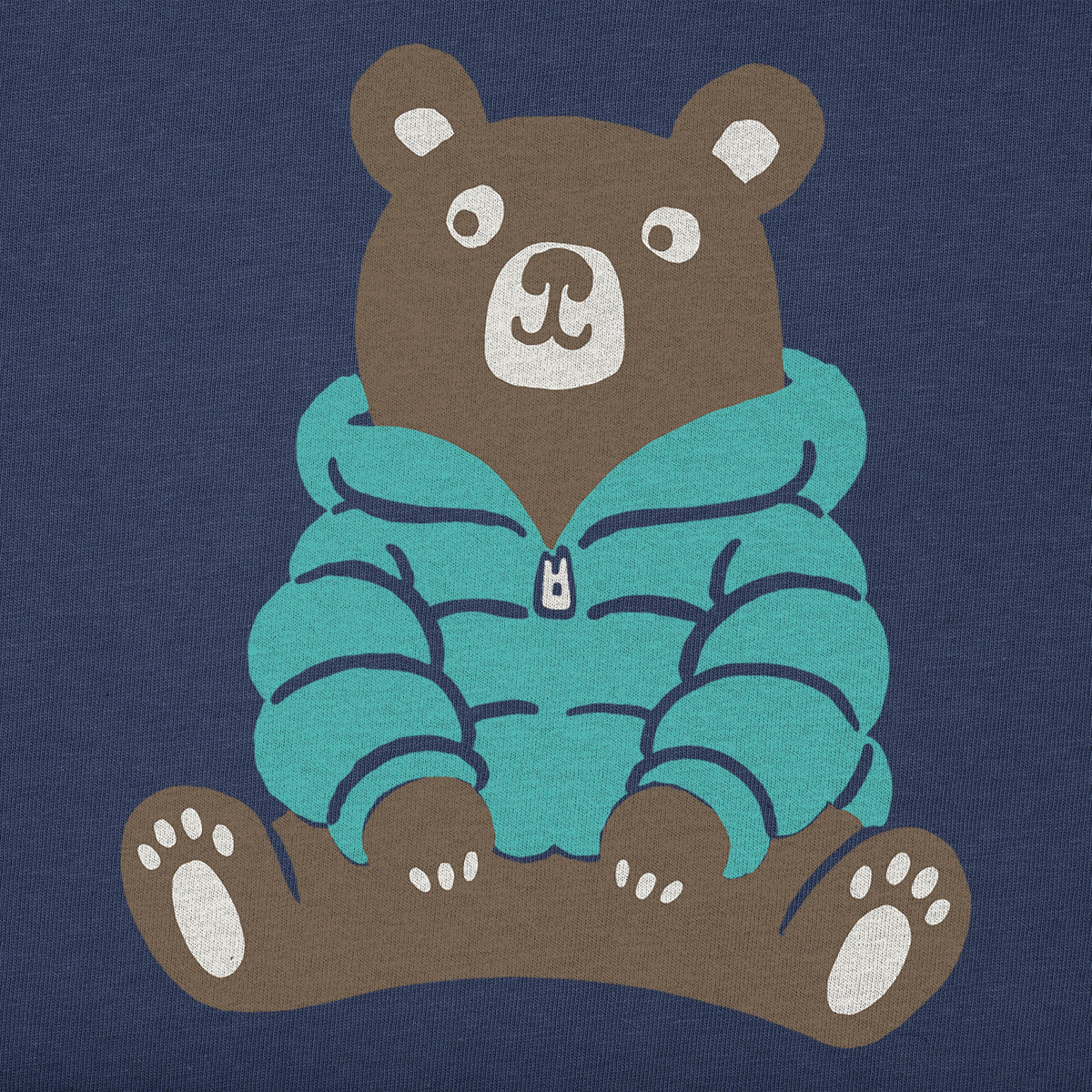 Kids Cozy Bear Long Sleeve Crusher Tee product image 2