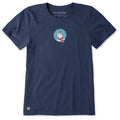 Women's Cozy Polar Bear Short Sleeve Crusher Tee