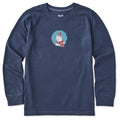 Kids Cozy Polar Bear Long Sleeve Crusher Tee