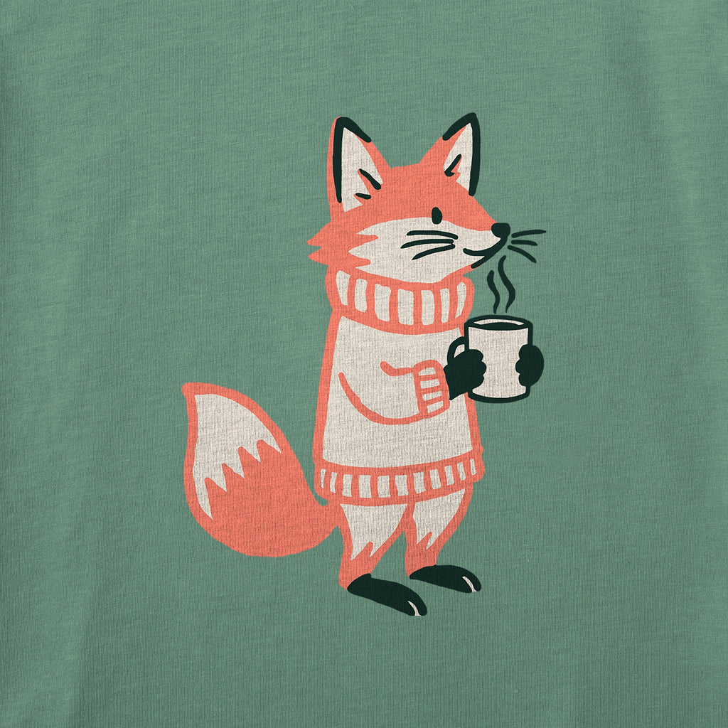 Women's Cozy Fox Short Sleeve Crusher Tee