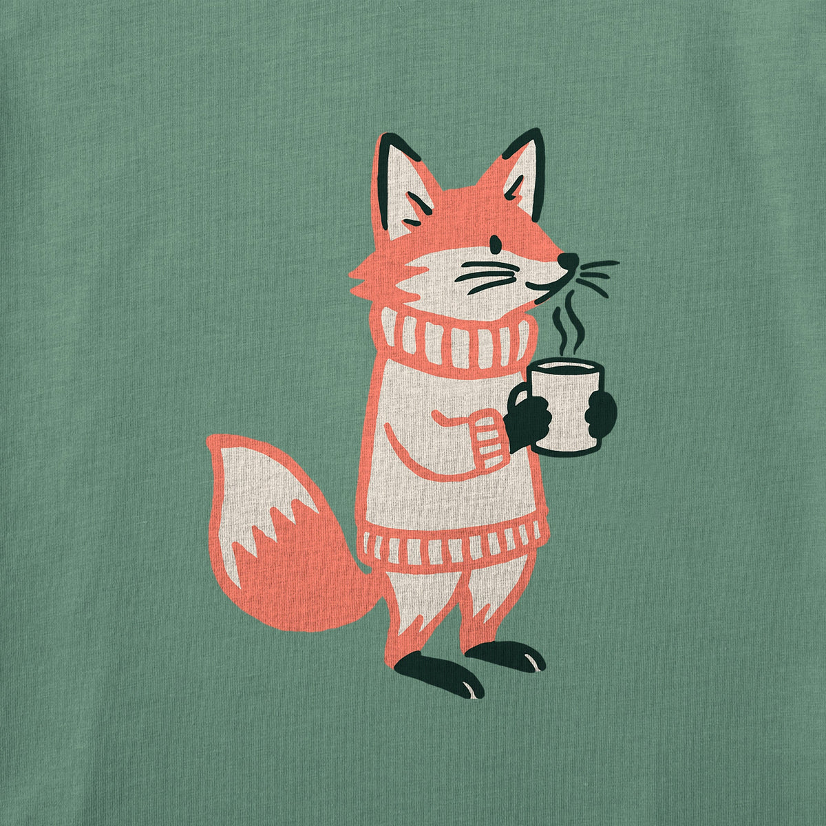Women's Cozy Fox Short Sleeve Crusher Boxy Tee
