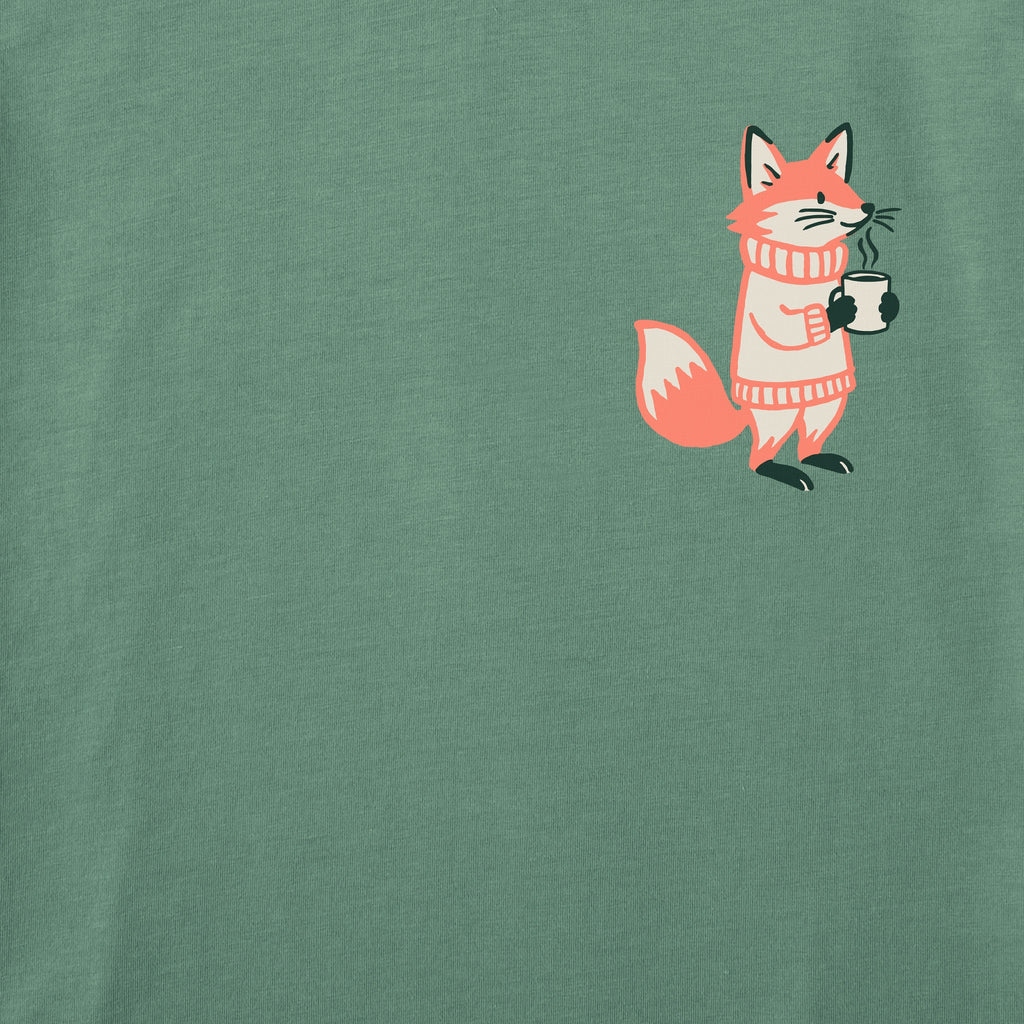 Men's Cozy Fox Short Sleeve Crusher Tee