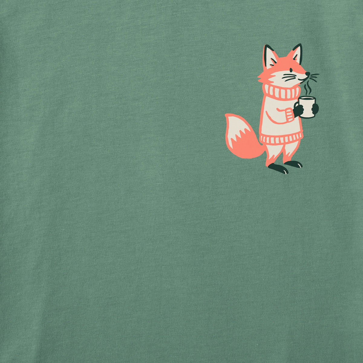 Men's Cozy Fox Short Sleeve Crusher Tee