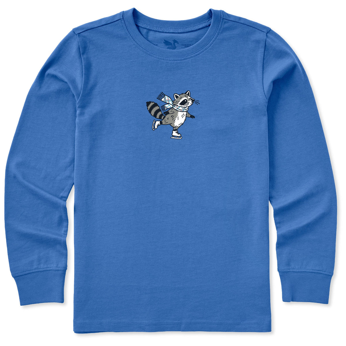 Kids Cozy Raccoon Long Sleeve Crusher Tee product image 1
