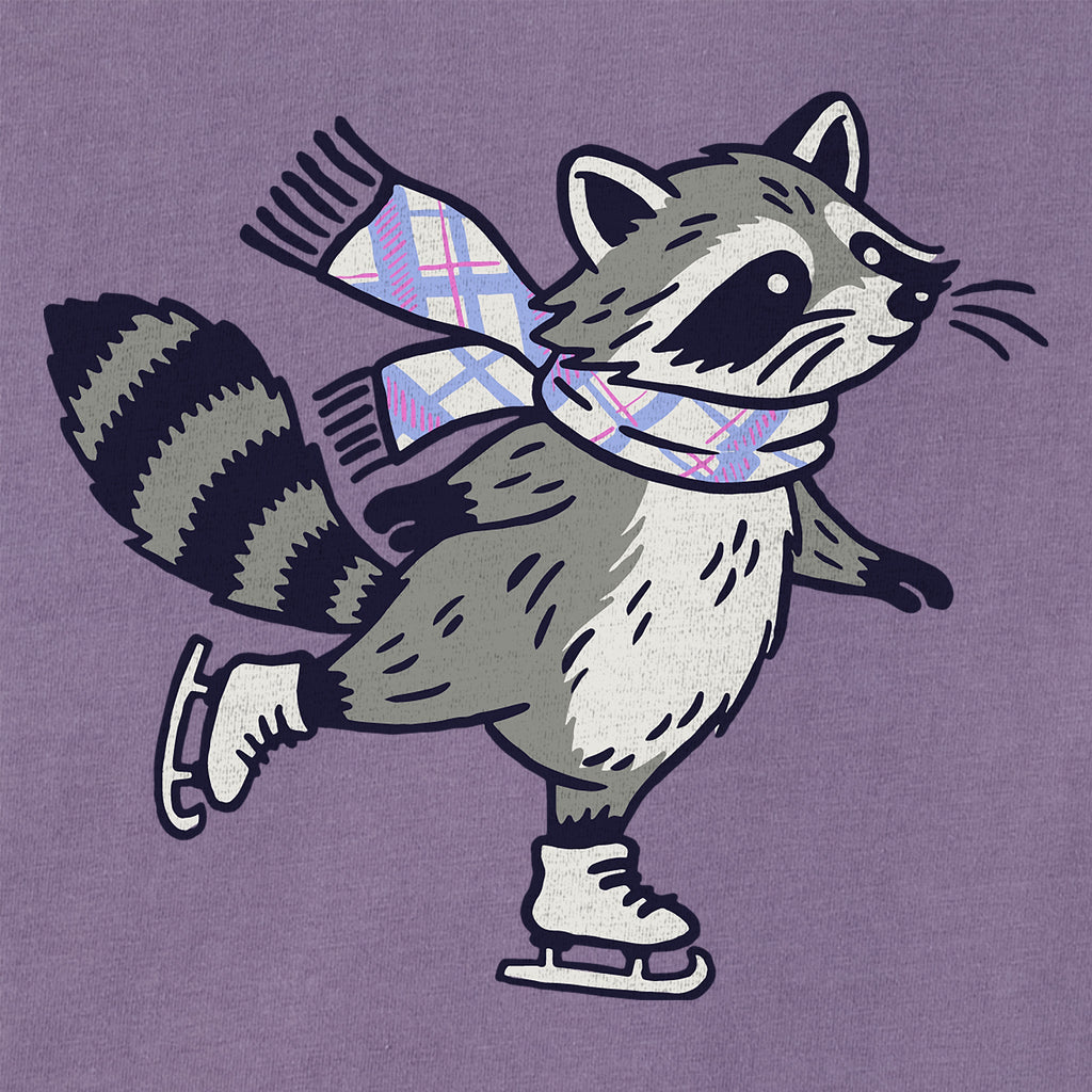 Women's Cozy Raccoon Long Sleeve Crusher Boxy Tee product image 2