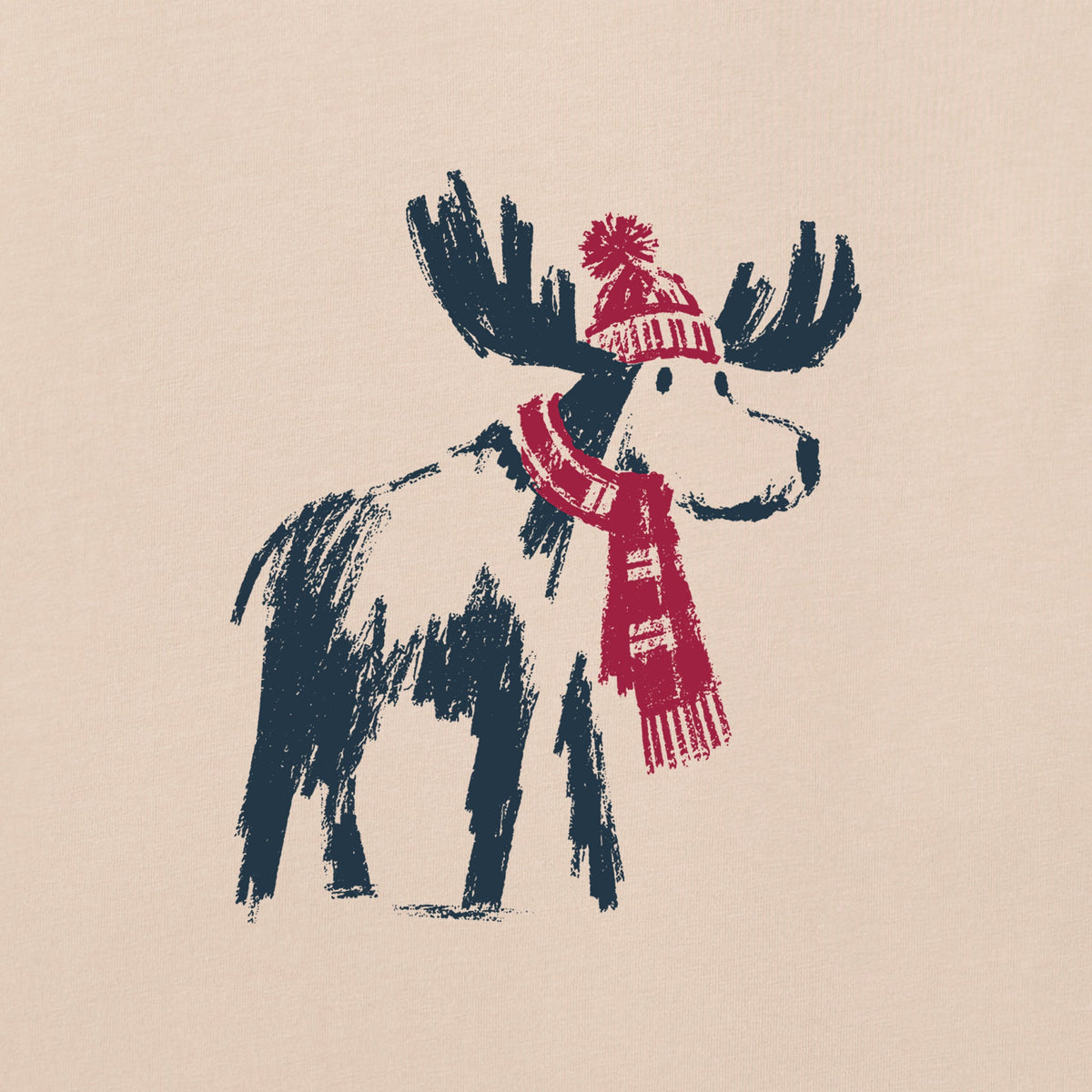 Women's Cozy Moose Short Sleeve Crusher Tee