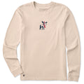 Women's Cozy Moose Long Sleeve Crusher Tee