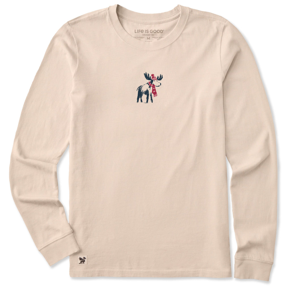 Women's Cozy Moose Long Sleeve Crusher Tee