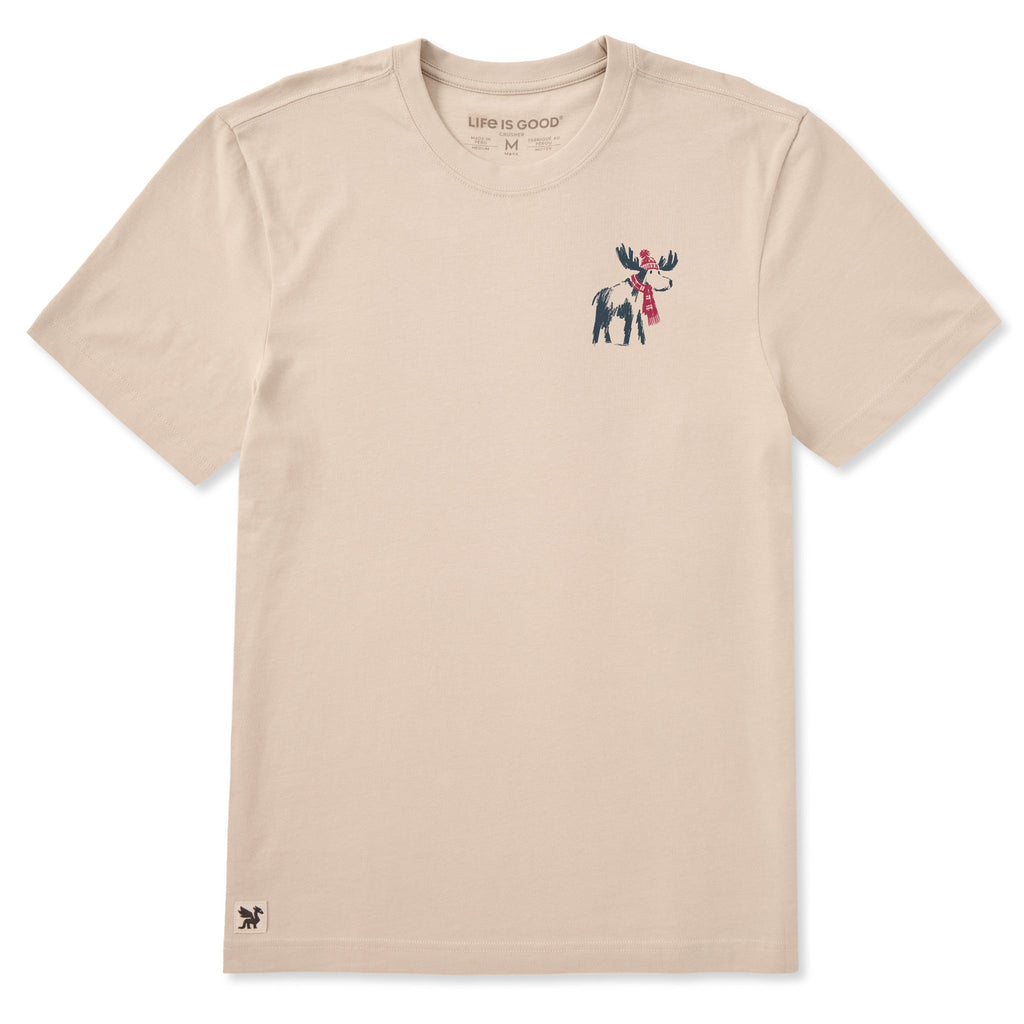 Men's Cozy Moose Short Sleeve Crusher Tee
