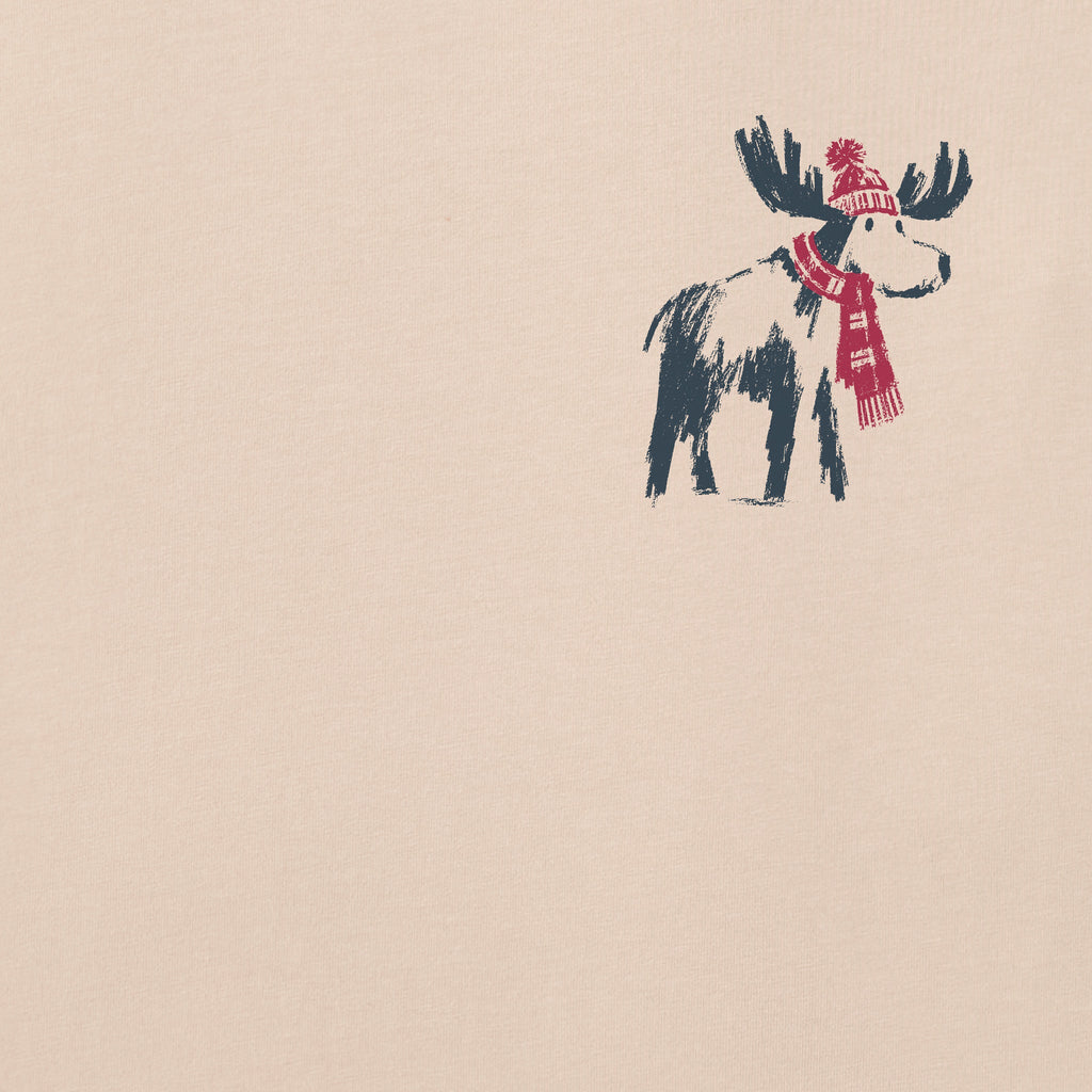 Men's Cozy Moose Short Sleeve Crusher Tee