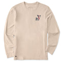 Men's Cozy Moose Long Sleeve Crusher Tee