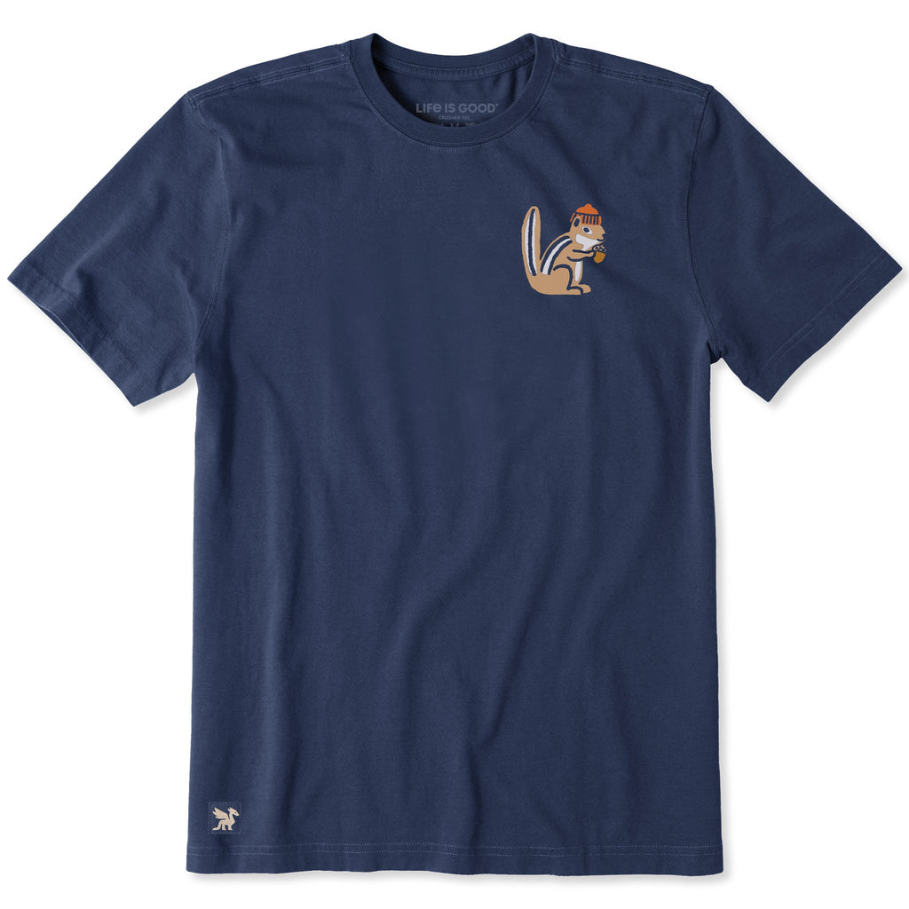Men's Cozy Chipmunk Short Sleeve Crusher Tee