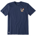 Men's Cozy Chipmunk Short Sleeve Crusher Tee