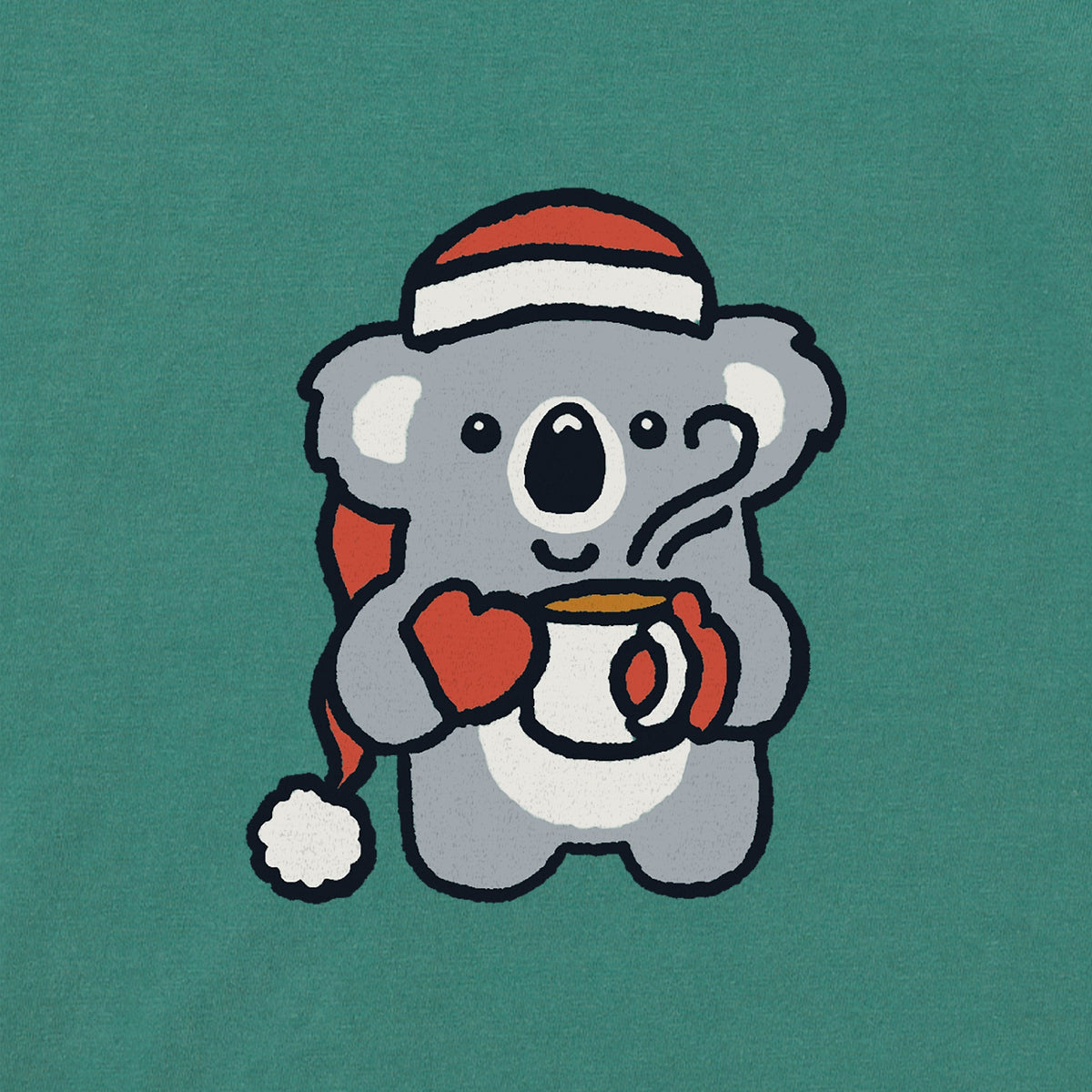 Women's Cozy Koala Short Sleeve Crusher Tee