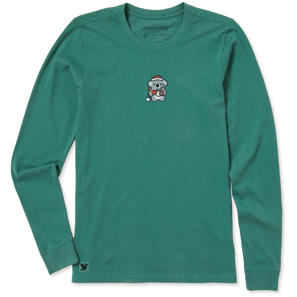 Women's Cozy Koala Long Sleeve Crusher Tee