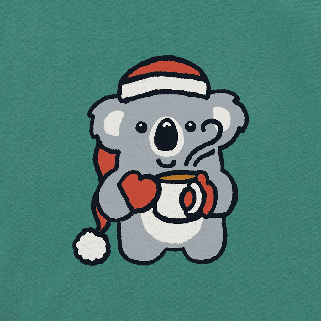 Kids Cozy Koala Long Sleeve Crusher Tee