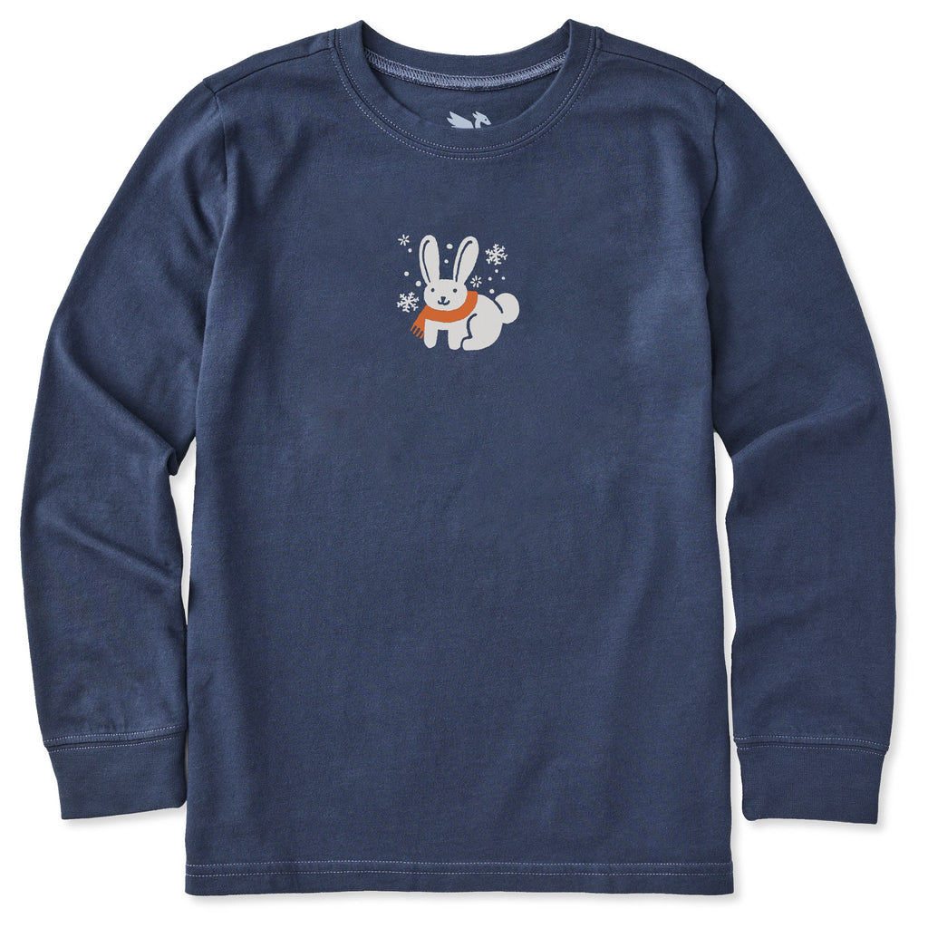 Kids Cozy Bunny Long Sleeve Crusher Tee product image 1