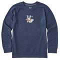 Kids Cozy Bunny Long Sleeve Crusher Tee product image 1