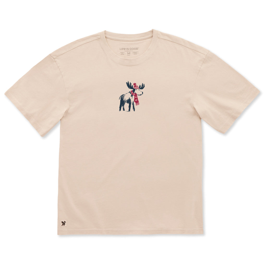 Men's Cozy Moose Mens Short Sleeve Oversized Crusher Tee