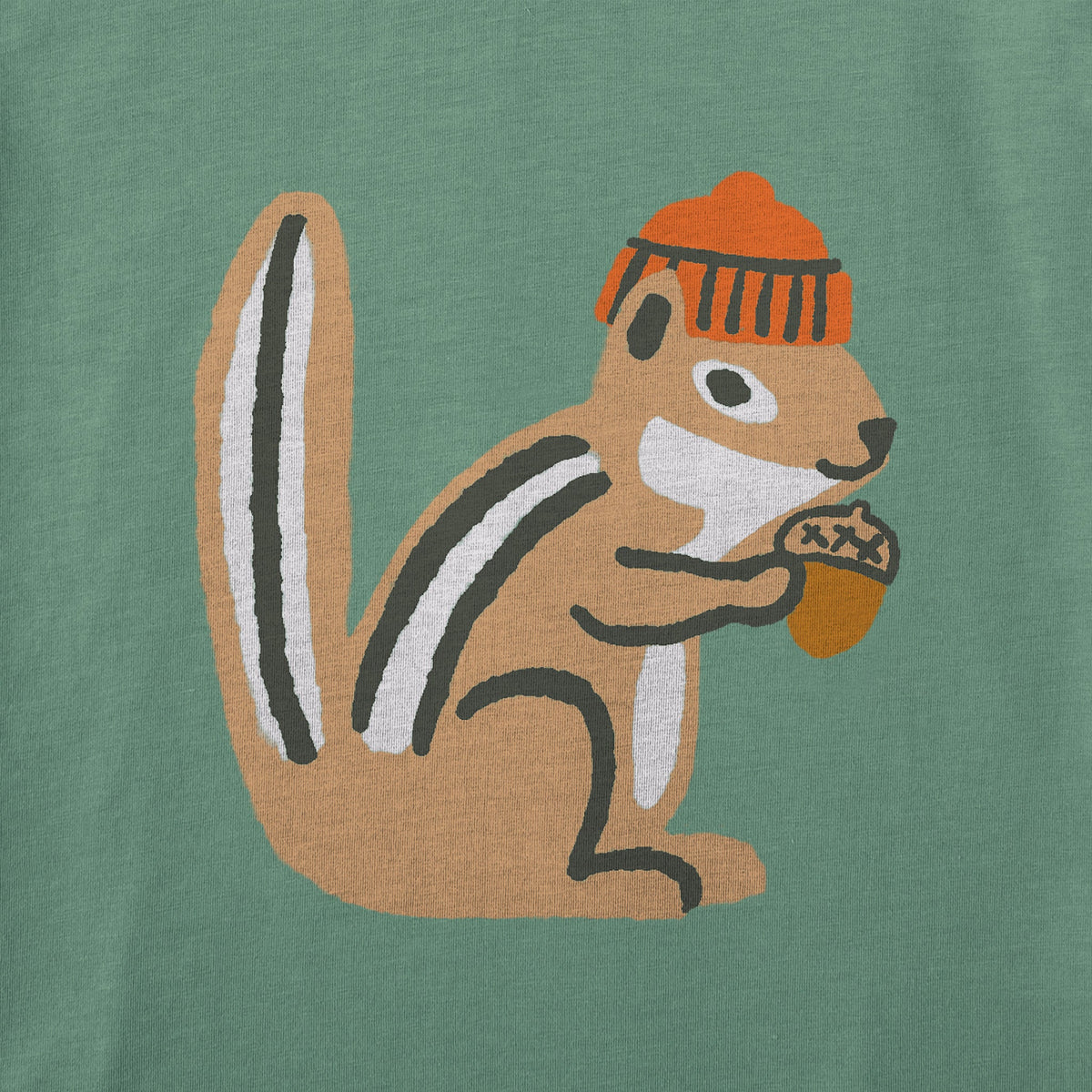 Women's Cozy Chipmunk Womens Short Sleeve Oversized Crusher Tee