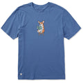 Men's Corgi Reading Short Sleeve Crusher Tee product image 1