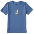 Kids Corgi Reading Short Sleeve Crusher Tee product image 1