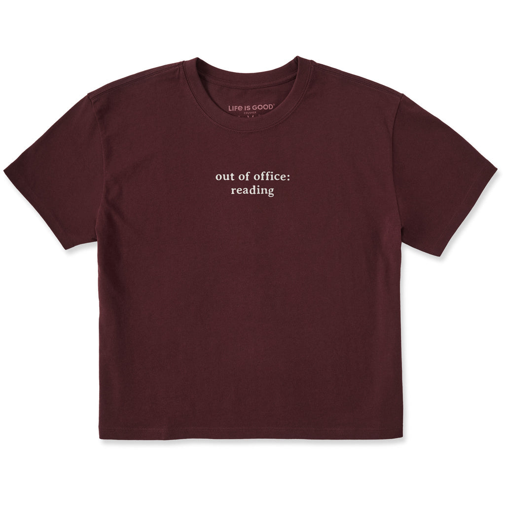 Women's Out of Office: Reading Short Sleeve Crusher Boxy Tee product image 1