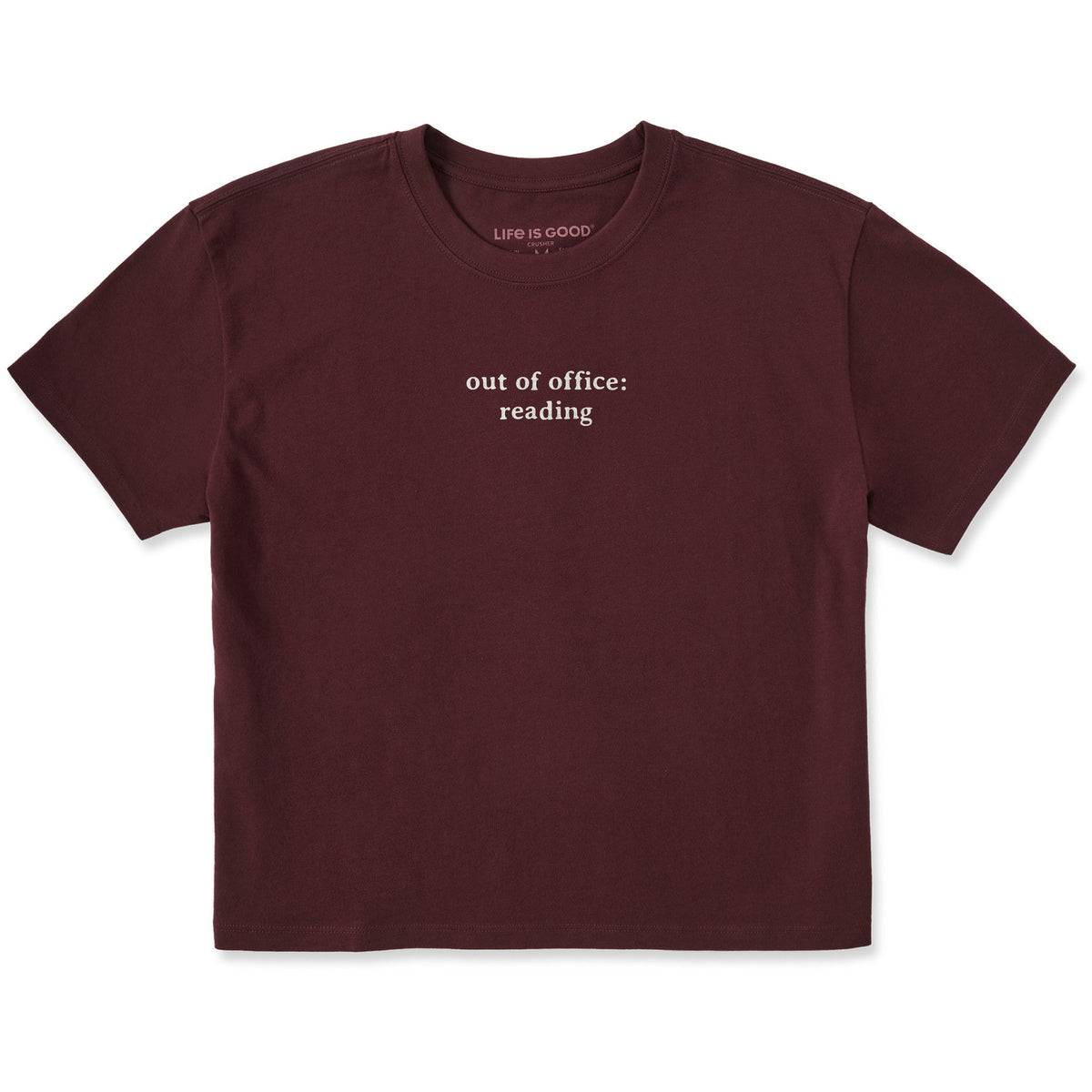 Women's Out of Office: Reading Short Sleeve Crusher Boxy Tee product image 1
