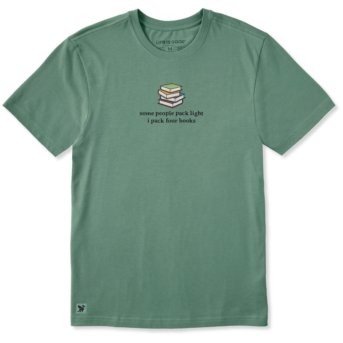 Men's I Pack Four Books Short Sleeve Crusher Tee product image 1