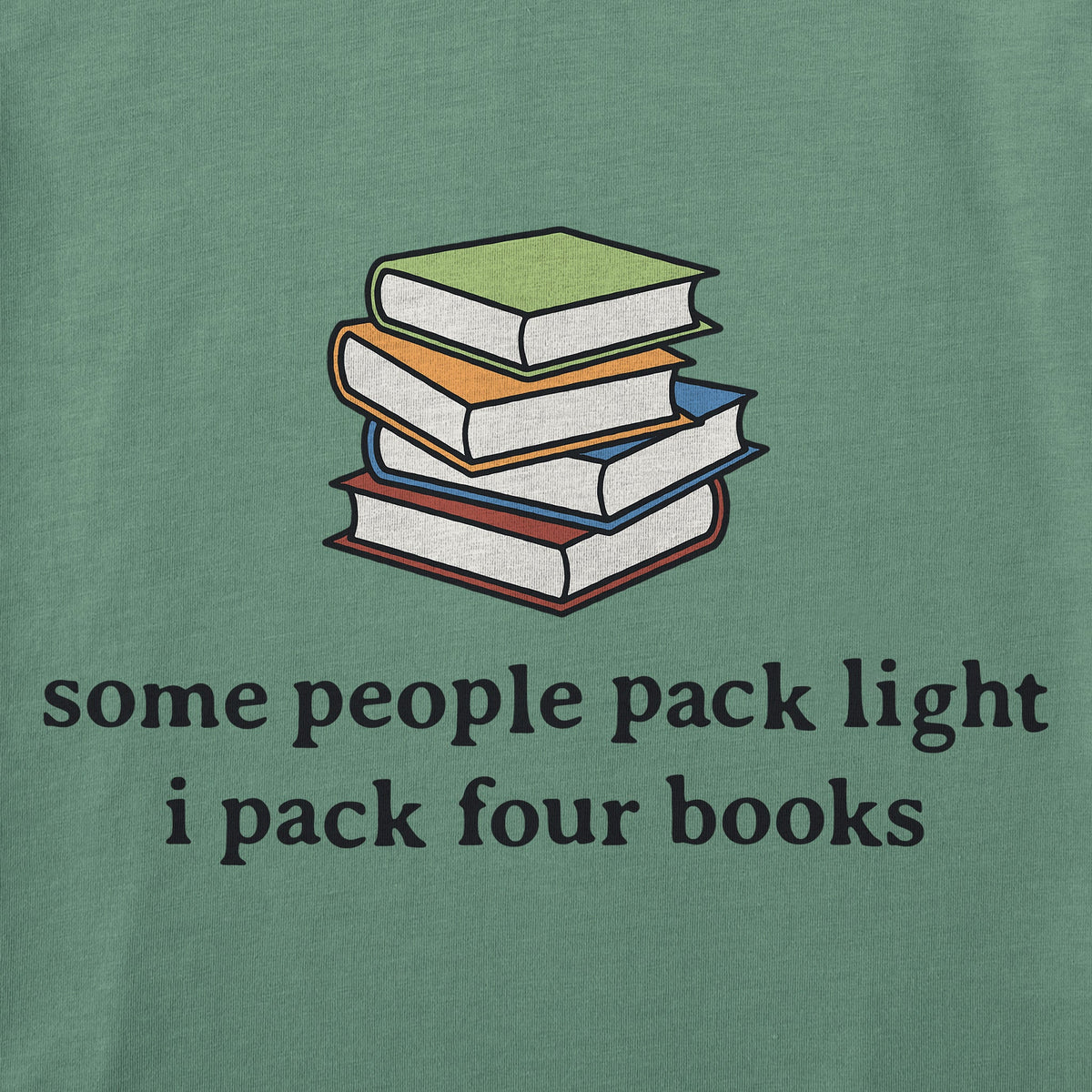 Men's I Pack Four Books Short Sleeve Crusher Tee product image 2