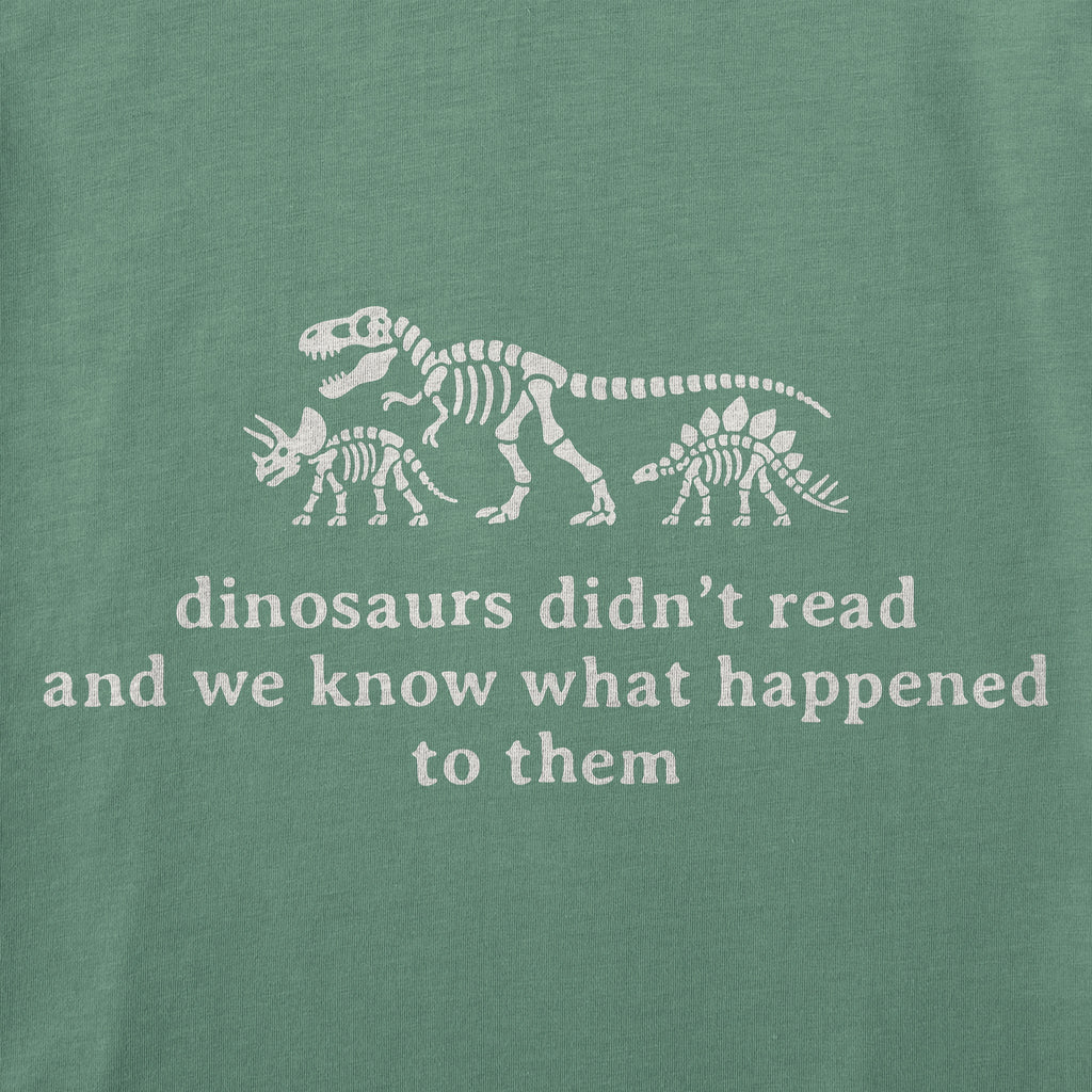 Women's Dinosaurs Didn't Read Crusher-LITE Shrunken Tee product image 2