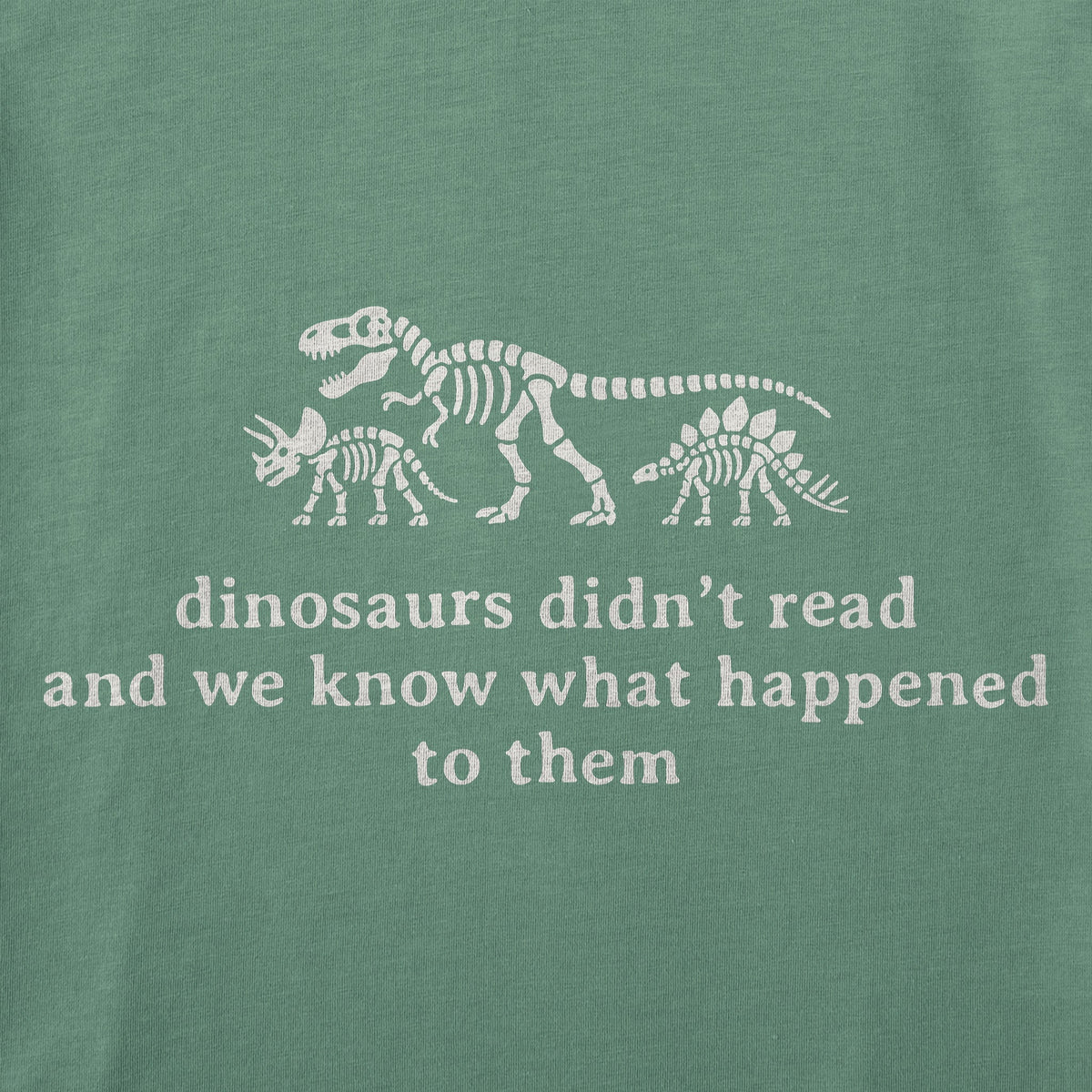 Women's Dinosaurs Didn't Read Crusher-LITE Shrunken Tee product image 2