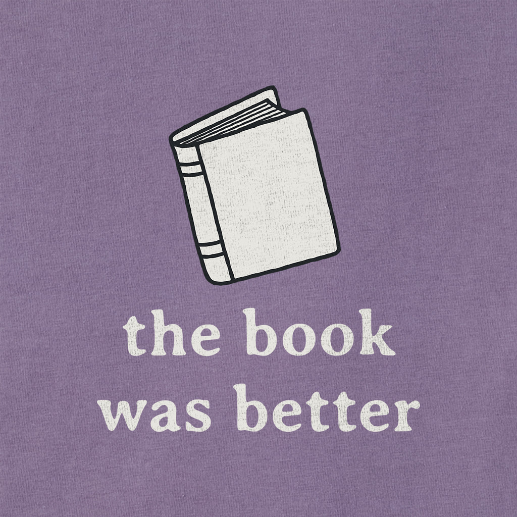 Women's The Book Was Better Short Sleeve Crusher Boxy Tee product image 2