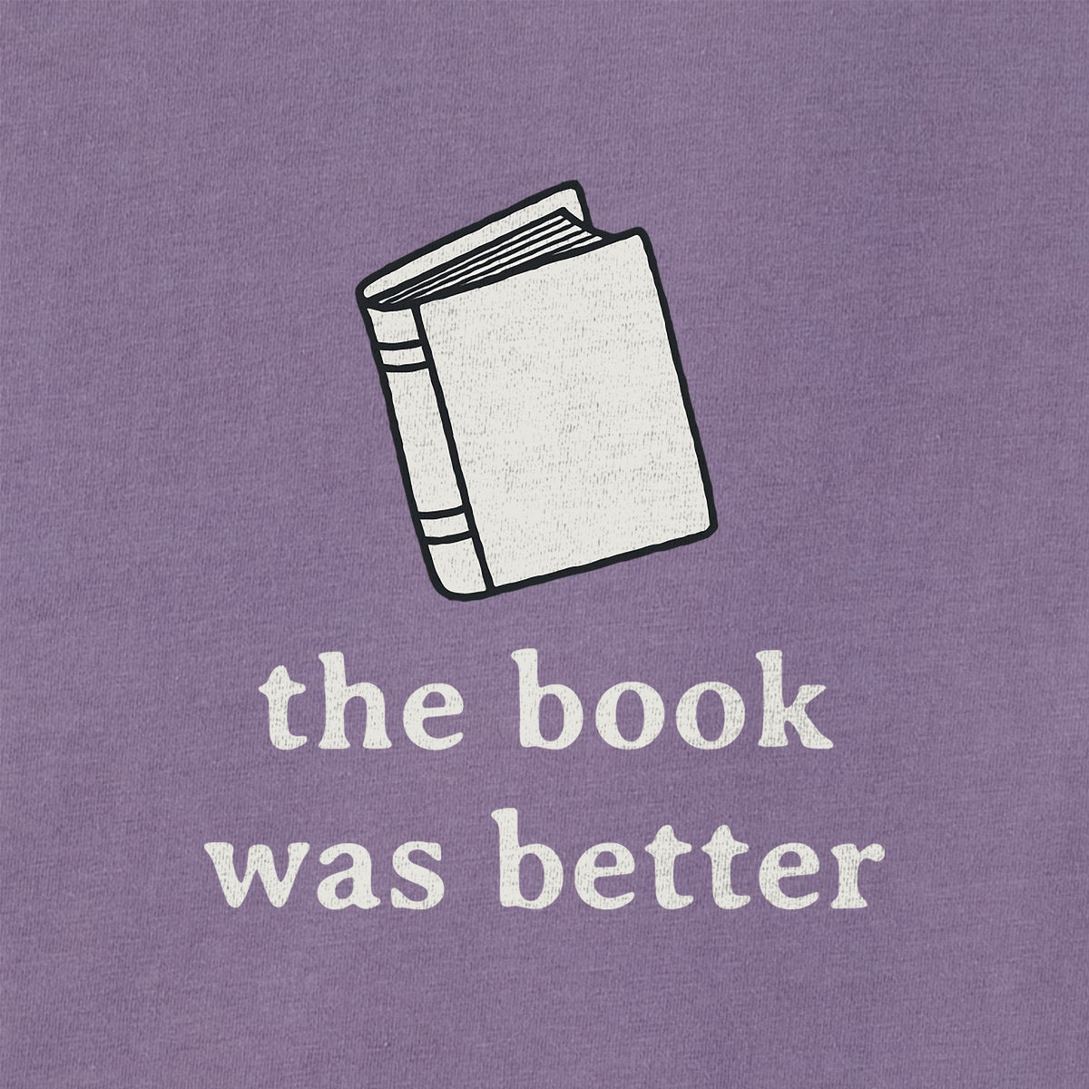 Women's The Book Was Better Short Sleeve Crusher Boxy Tee product image 2