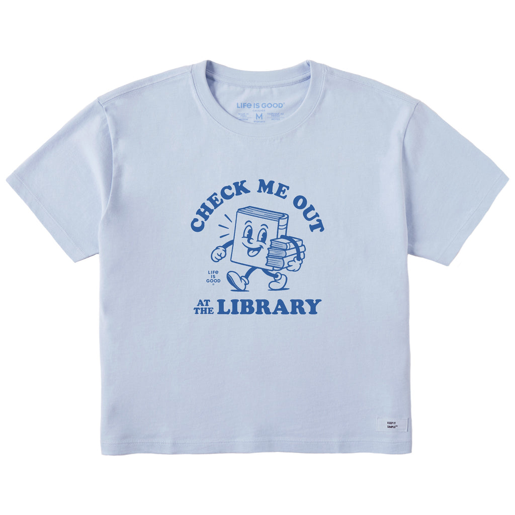 Women's Check Me Out at the Library Short Sleeve Crusher product image 1