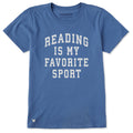 Women's Reading is My Favorite Sport Short Sleeve Crusher product image 1