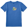 Kids Cat Reading Short Sleeve Crusher Tee product image 1