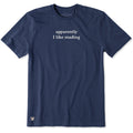 Men's Apparently I Like Reading Short Sleeve Crusher Tee product image 1