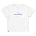 Women's Will Yap About Books Crusher-LITE Shrunken Tee product image 1