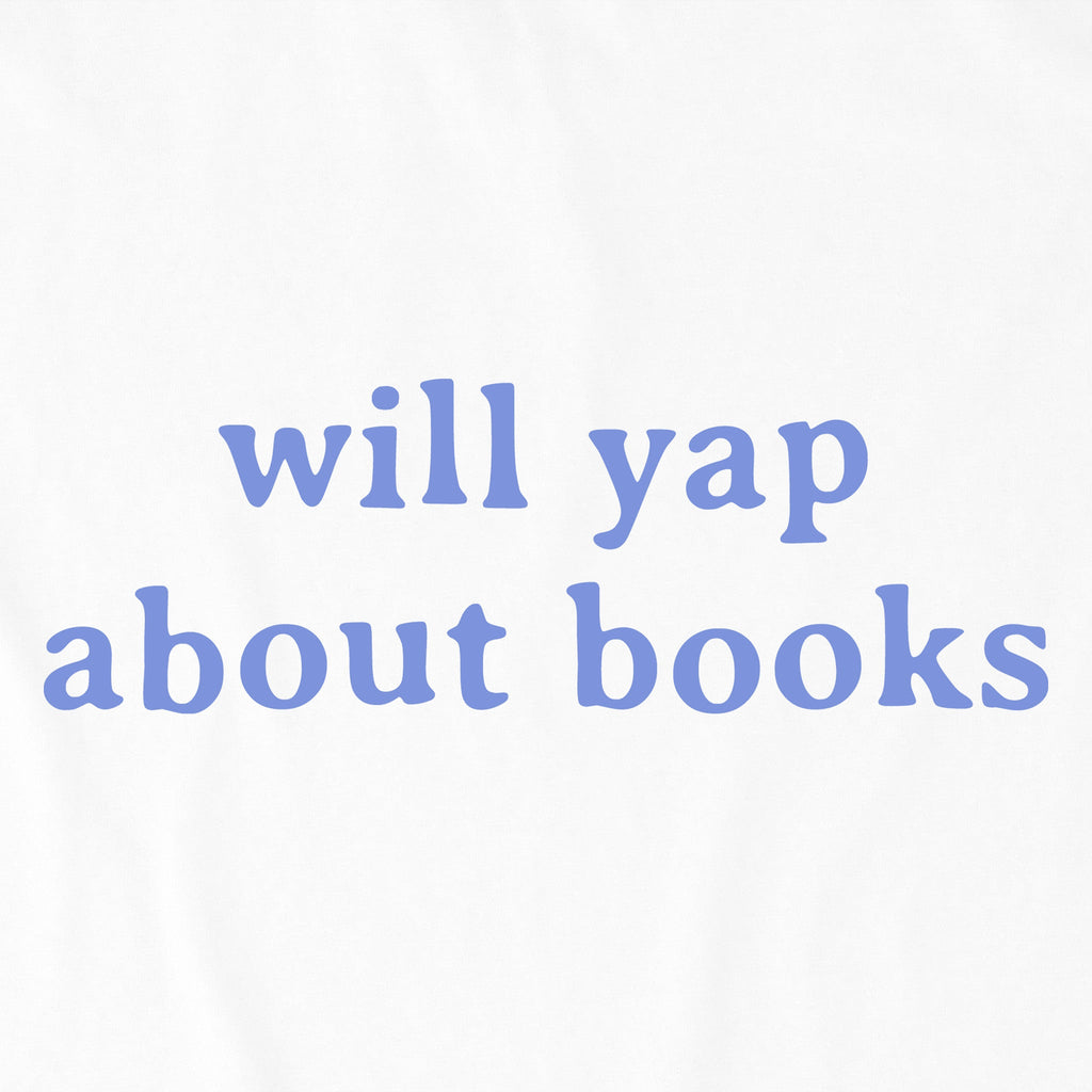 Women's Will Yap About Books Crusher-LITE Shrunken Tee product image 2